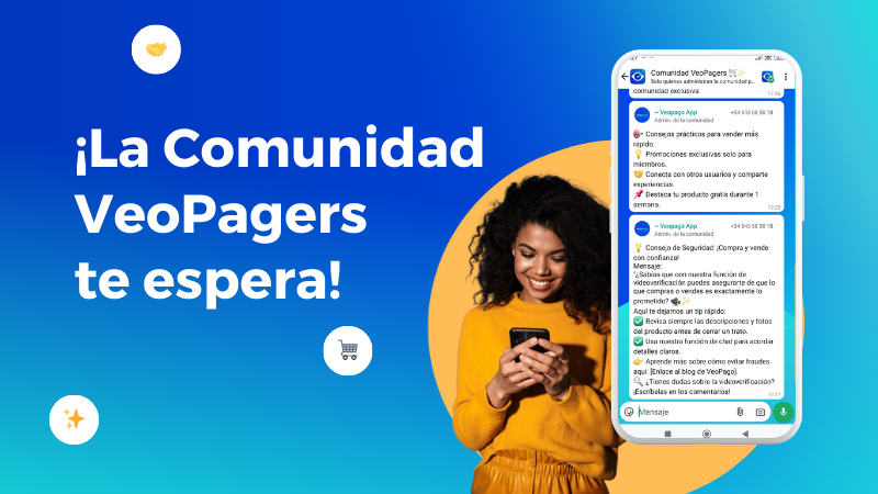 Unete a la Comunidad VeoPagers en WhatsAPP